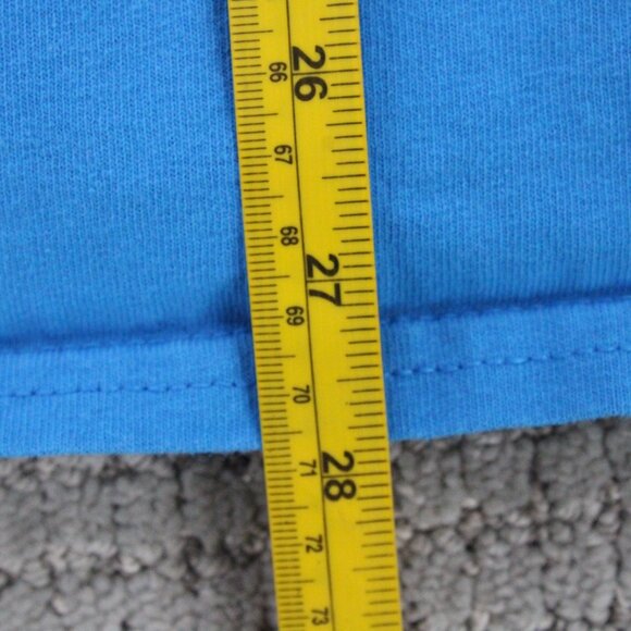 Broken Promises x Santa Cruz Shirt Mens Medium M Blue Short Sleeve Big Graphic - Picture 9 of 9